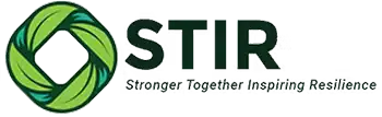 stir logo black text